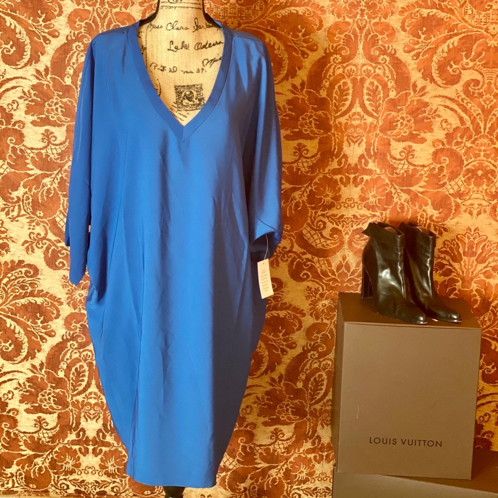 Eloquii Deep V-neck Dress